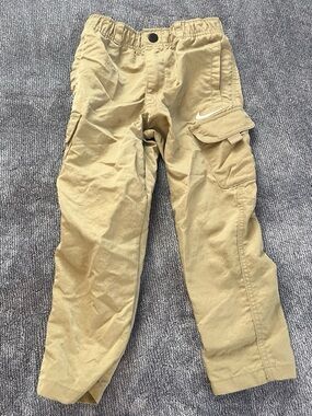 Nike Boys' Tan Cargo Pants with Side Pockets